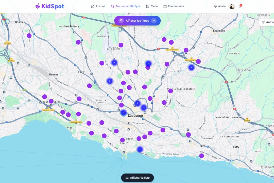 Carte interactive